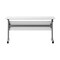Flash Furniture Palmer 60in. x 24in. HD Nesting Table w/T-Legs, Modesty Panel, 1in. Thick White Tabletop, Gry Frame MT-M6024-T-LEG-WHTGRY-GG - alternate 4